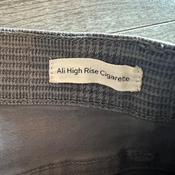 FRAME Denim Womens Ali High rise Cigarette Jeans - 26 / Plaid - Picture 3 of 3